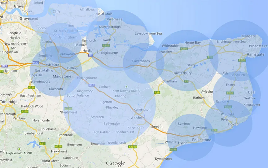 areas we operate
